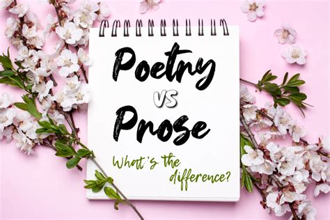 how is poetry different from prose how does rhythm play a role in both forms of literature