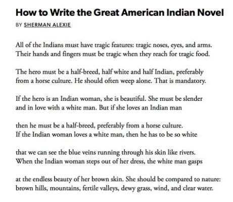 how to write the great american indian novel: exploring the complexities of identity and heritage